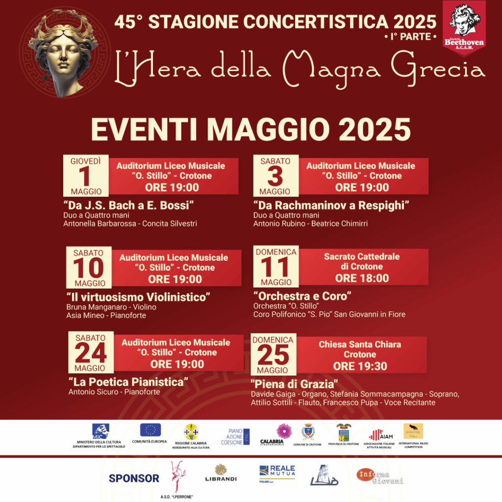 Calendiario-Maggio-OKOKOK-1024x1024 Programma 45° Stagione Concertistica 2025 - I° Parte - L'Hera della Magna Grecia